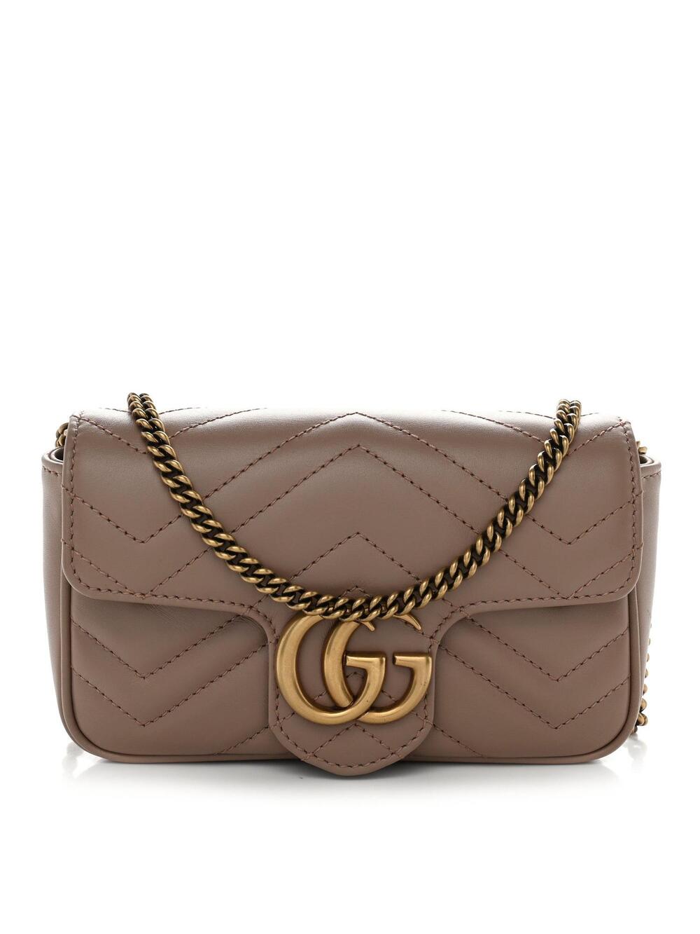 Gucci Calfskin Matelasse Super Mini Gg #362111G79B